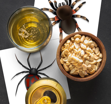 Halloween coasters spooky spider collection - TenStickers
