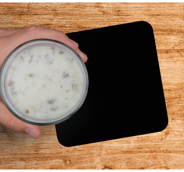 Simple square surface coasters - TenStickers