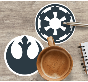 Star war modern drink coaster - TenStickers