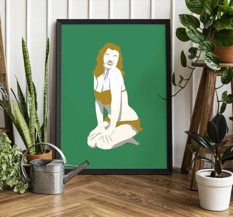 50s Movie Star Wall Poster - TenStickers