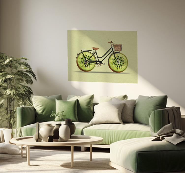 Kiwi Bike poster for wall - TenStickers