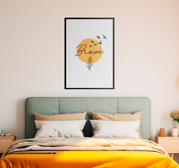 Brave master bedroom poster - TenStickers