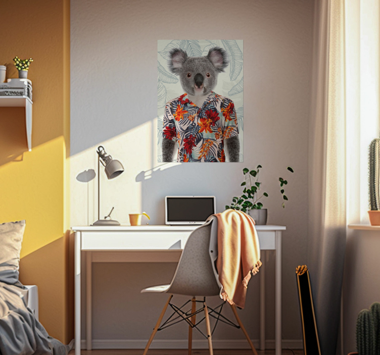 Elegant Koala wall poster - TenStickers