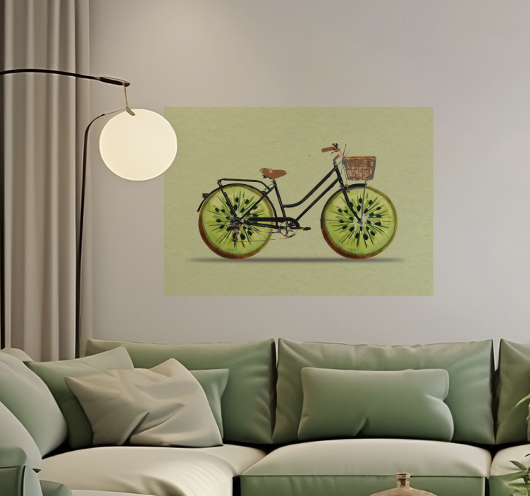 Kiwi Bike poster for wall - TenStickers