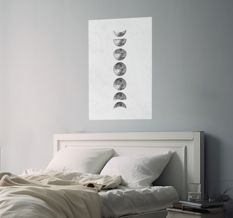 Moon phases poster for wall - TenStickers