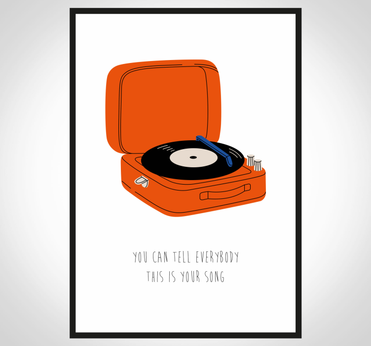 There's nothing better song lyrics poster - TenStickers