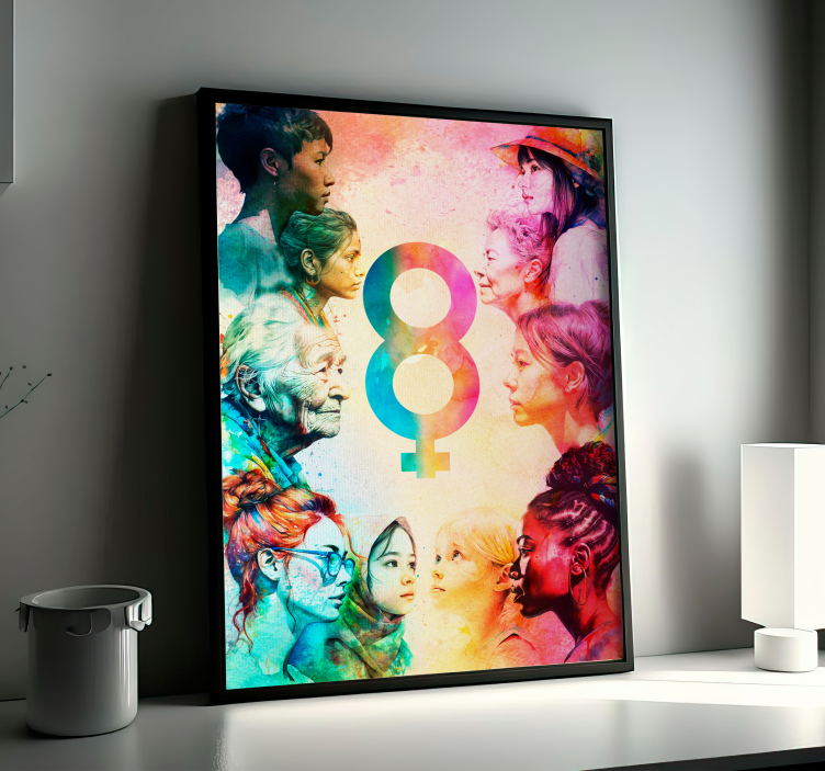 Women's day poster for wall - TenStickers