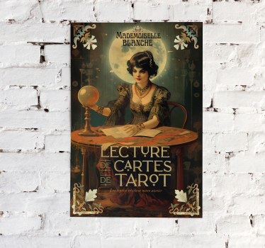 Tarot readings vintage wall poster - TenStickers