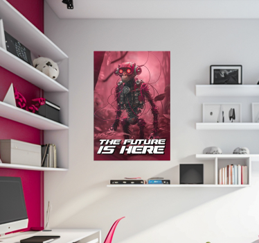 Robot monkey poster  - TenStickers