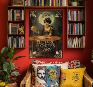 Tarot readings vintage wall poster - TenStickers
