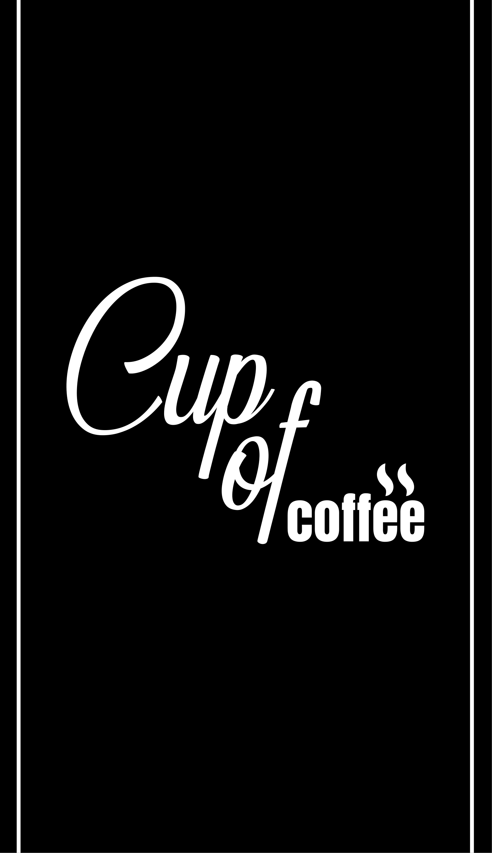 Kitchen poster cup of coffee minimalist style 4 - TenStickers