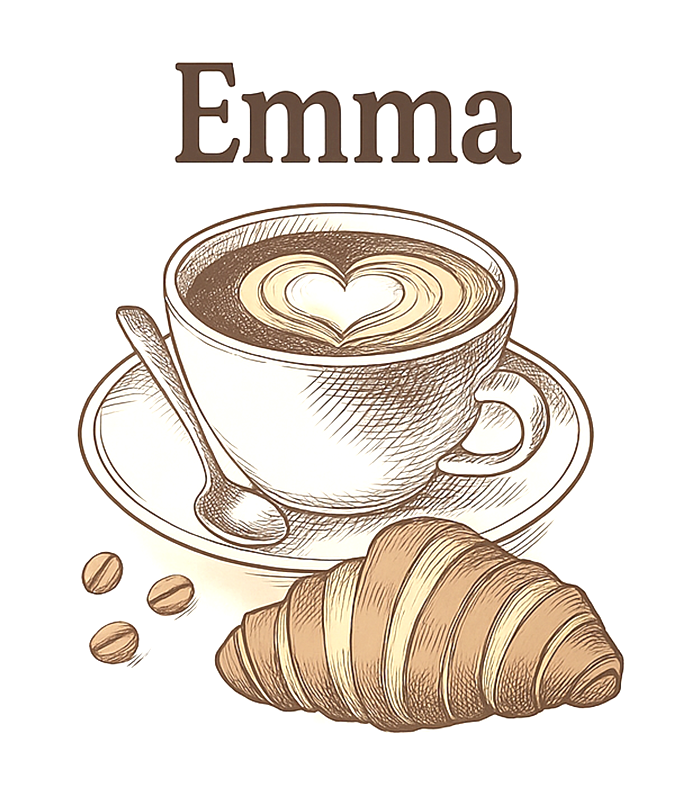 Kitchen poster personalized coffee design - TenStickers