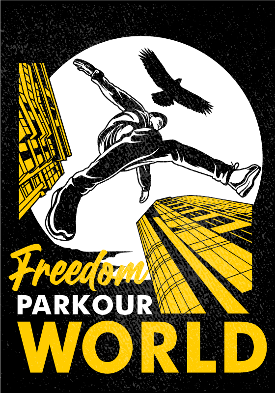 Poster for teenager parkour world - TenStickers