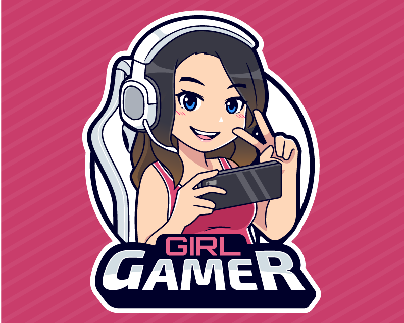 Video game poster for girl gamers - TenStickers