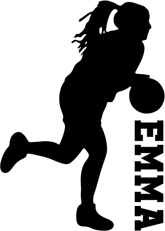 Basketball poster featuring named player - TenStickers