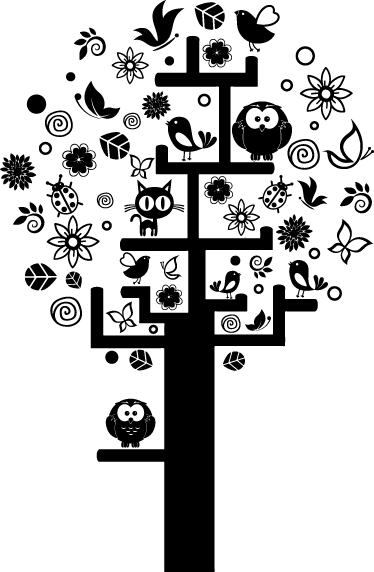 Tree poster very lush tree vinyl decal - TenStickers