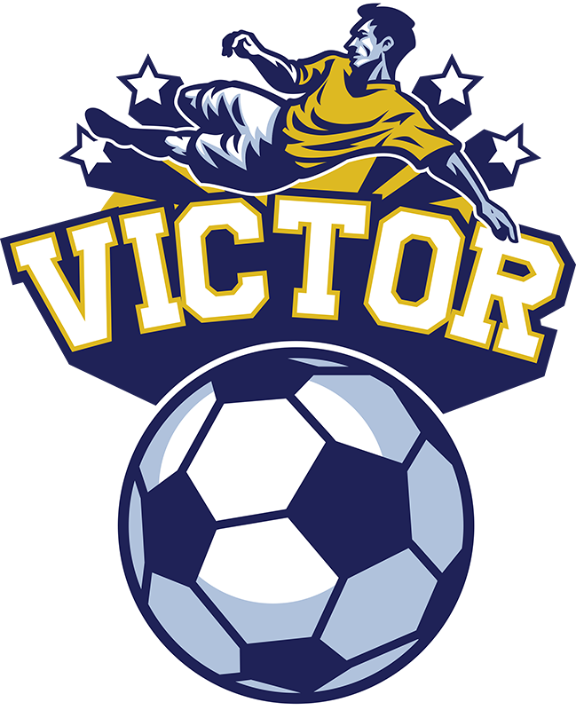 Football poster customizable kids room ball - TenStickers