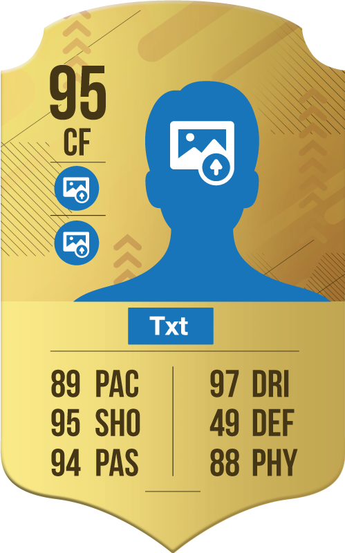 Football poster personalized walkout card - TenStickers