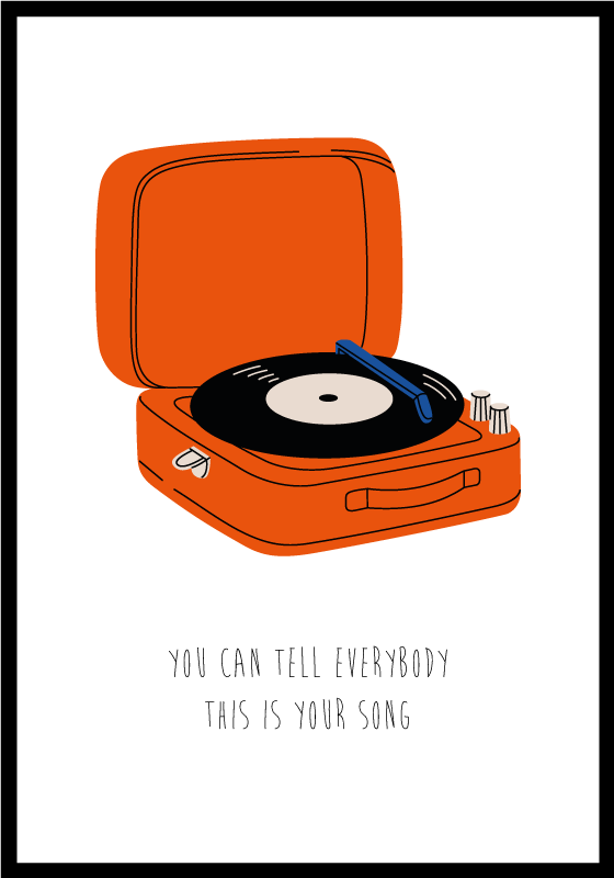 There's nothing better song lyrics poster - TenStickers