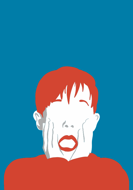 Scared Kid Movie Inspired Poster - TenStickers