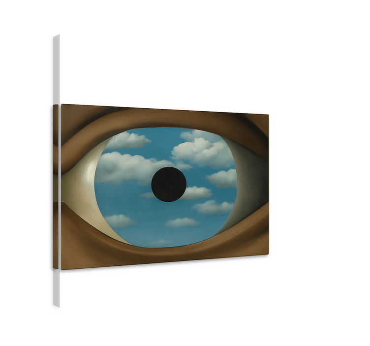 The fake mirror canvas art - TenStickers