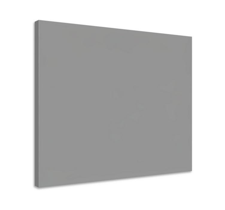 Modern canvas art in plain grey design - TenStickers