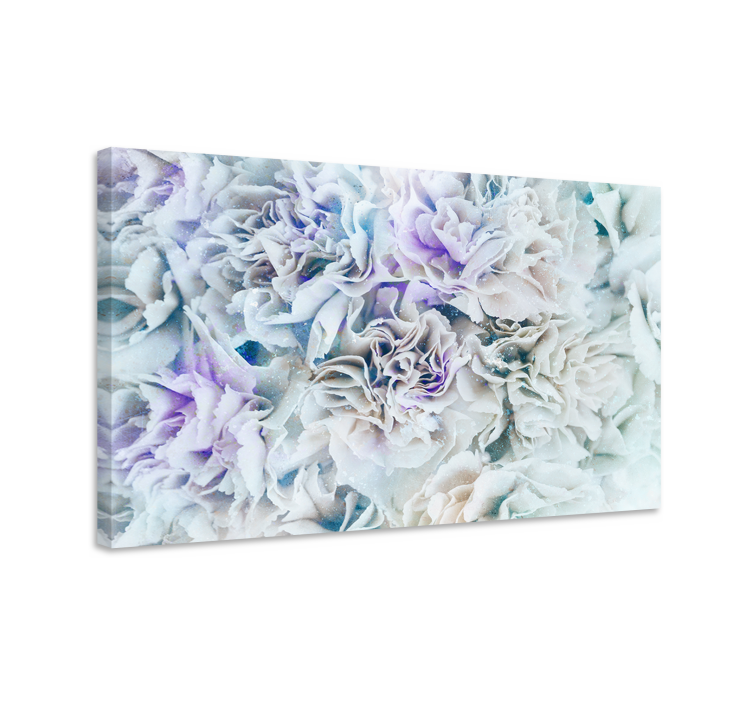 Elegantes flores blancas  elegant canvas - TenStickers