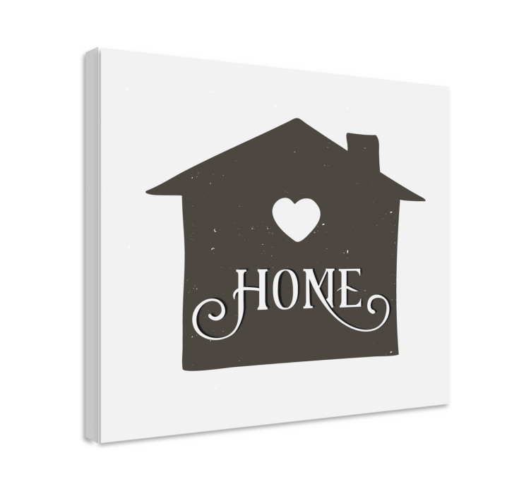 Quote canvas for heartfelt home expression - TenStickers