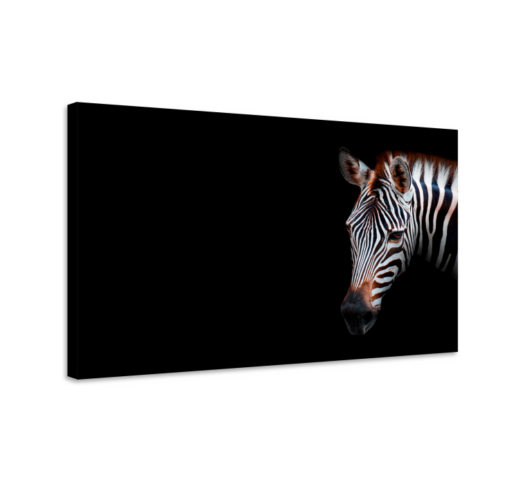 Pop Art zebra canvas print - TenStickers