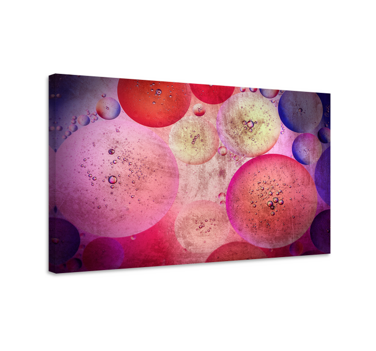 Abstract wall art 1 bubble patterns design - TenStickers