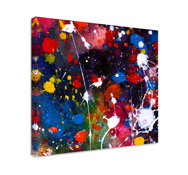 Acrylic paint canvas art print - TenStickers