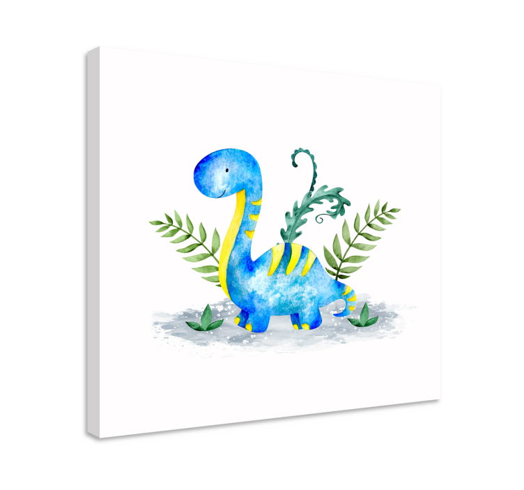 Dinosaur long neck dinosaur canvas prints - TenStickers