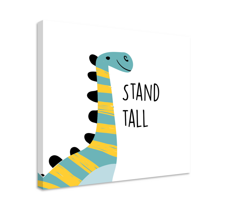 Dinosaur stand tall nordic art prints - TenStickers