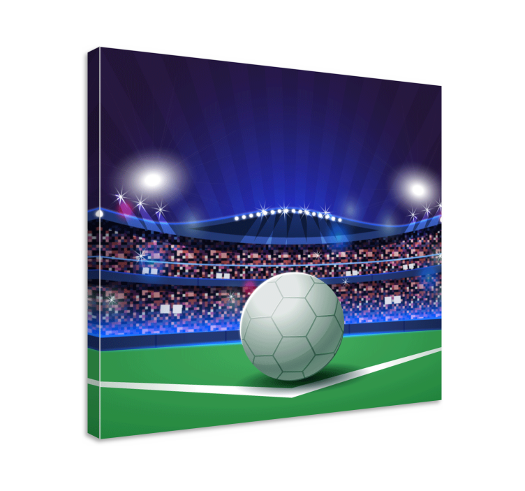 Sports canvas art soccer stadium artwork - TenStickers