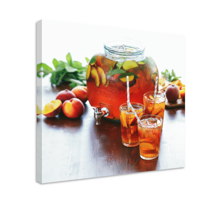 Fruit canvas wall art refreshing nectar artwork - TenStickers