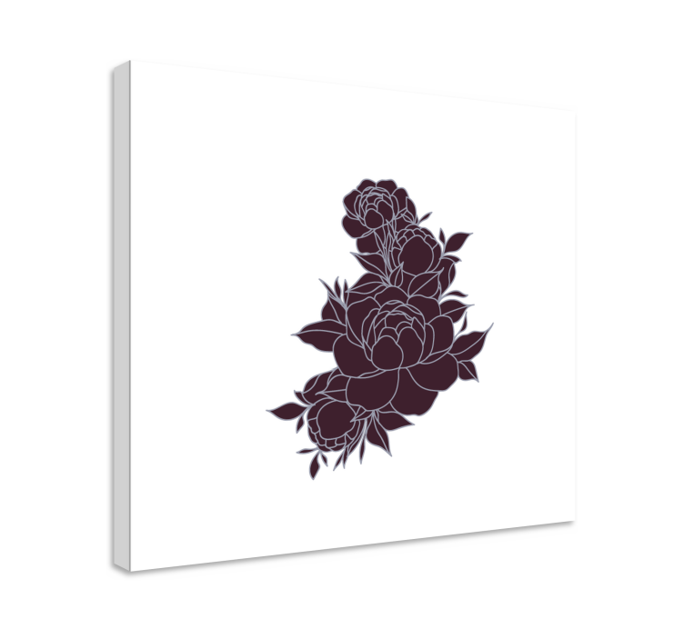 Flowers canvas beautiful floral display - TenStickers