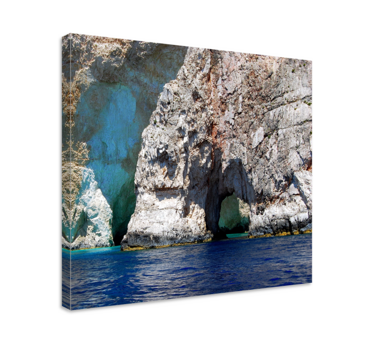 Landscape canvas coastal rock formation - TenStickers