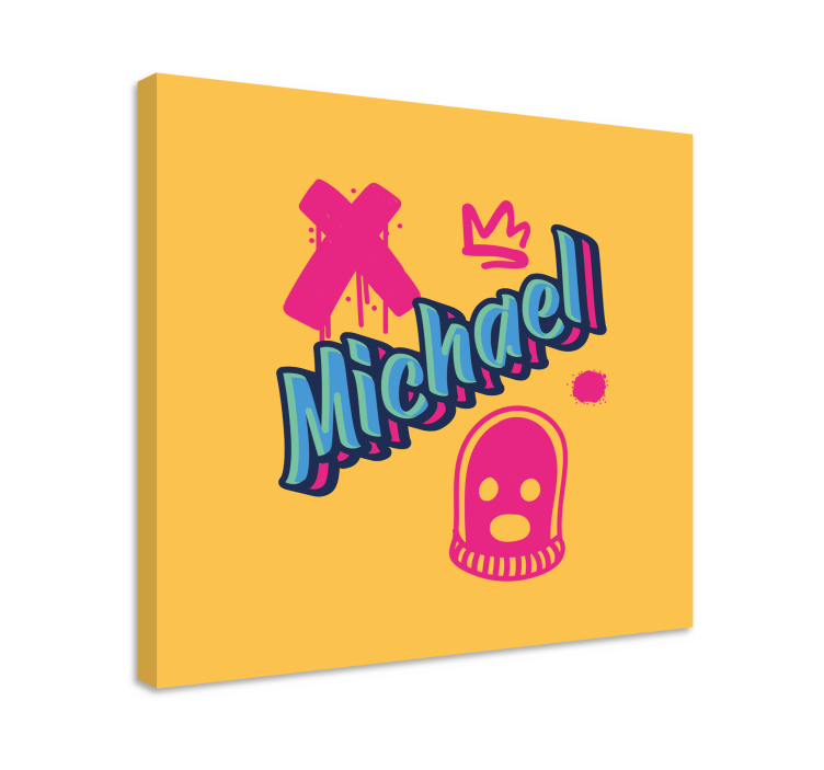 Dope style graffiti design personalised canvas - TenStickers