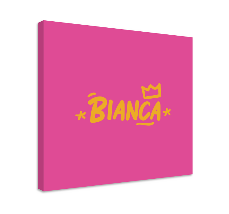 Graffiti tag with crown personalised canvas - TenStickers