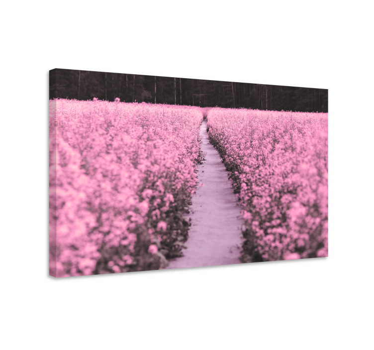 Flowers canvas path through blossoms - TenStickers