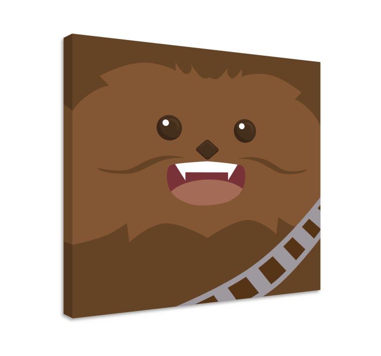 Chewie character canvas print - TenStickers