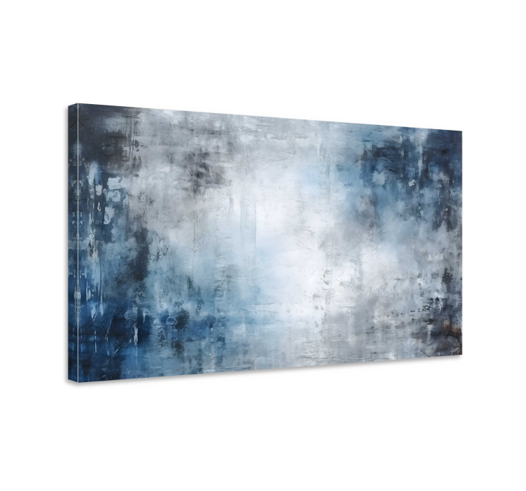 Abstract painting living room wall art - TenStickers