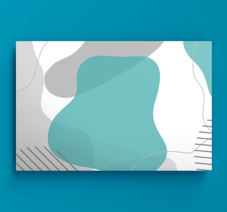 Abstract wall art 1 fluid shapes journey - TenStickers