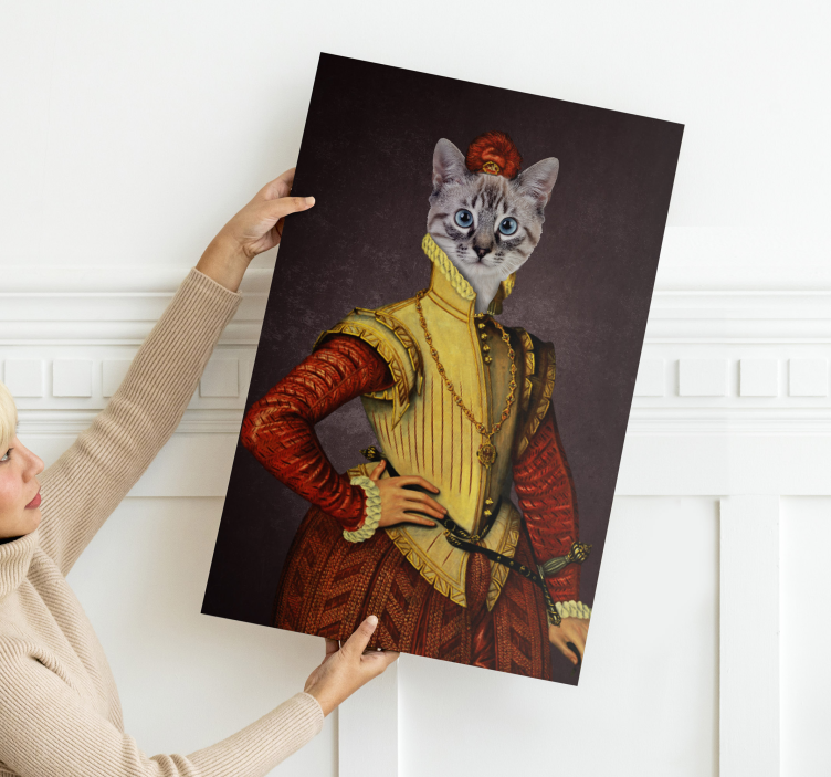 Aristocrat cats cat canvas print - TenStickers