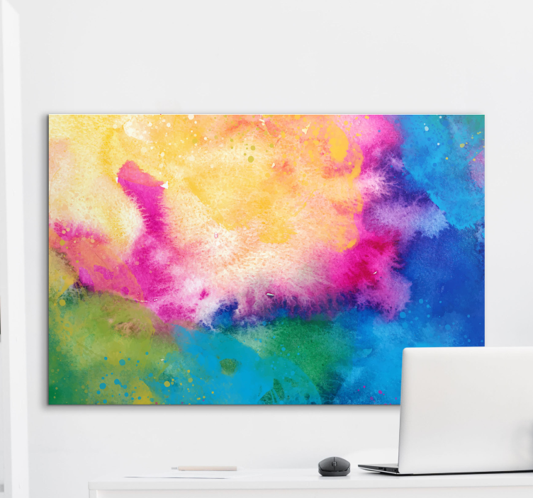Artistic explosion modern canvas wall art - TenStickers