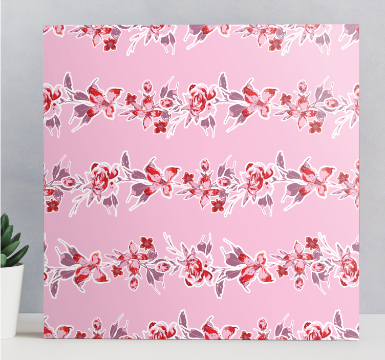 Blooming garden floral bedroom wall prints - TenStickers
