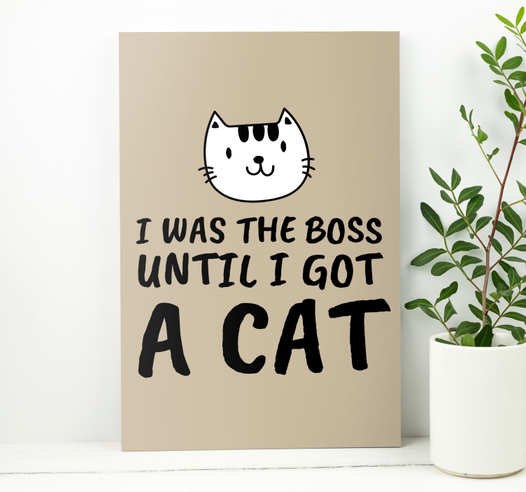 Cat wall art life is better with cats - TenStickers