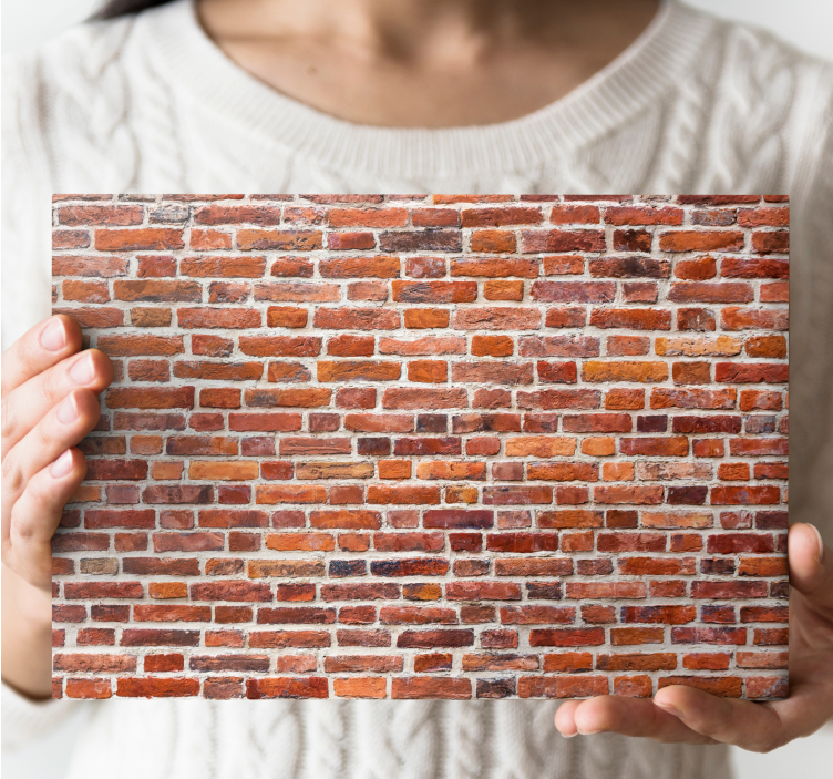 Classic bricks "Industrial Style" canvas - TenStickers