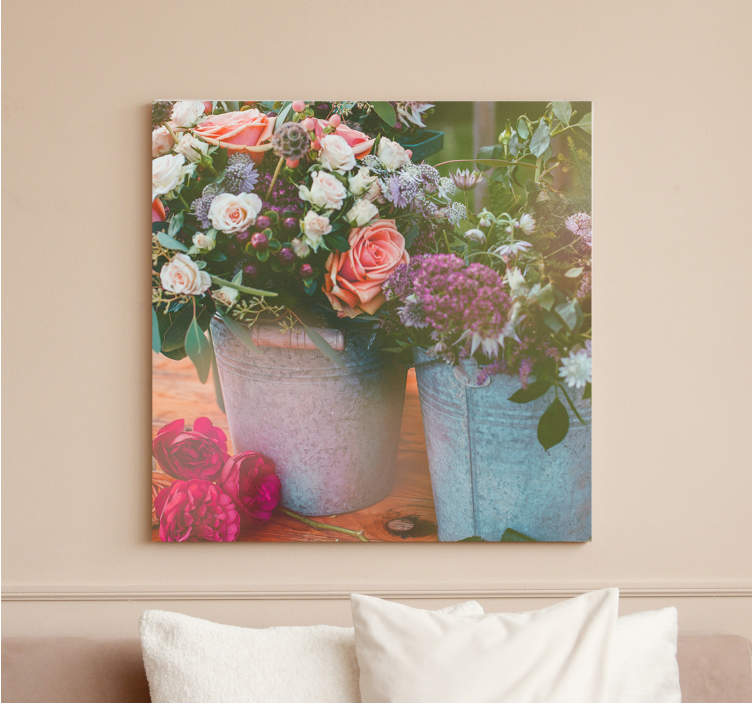 Cottagecore botanical Plant canvas prints - TenStickers
