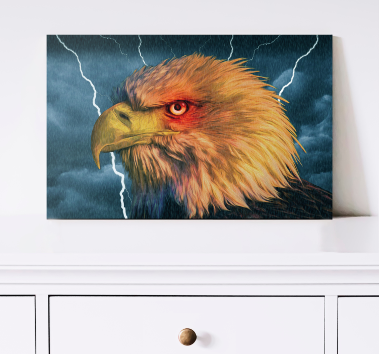 Dog wall art majestic eagle portrait - TenStickers